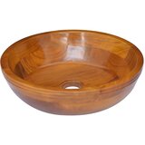 The Living Store Umivalnik iz trdne tikovine Φ40x10 cm - Umivalnik, (21750071) | Shoptok.si