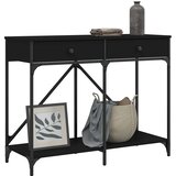  Konzolni stol crni 100 x 39 x 78,5 cm od konstruiranog drva | Eponuda.ba