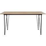 MID.YOU Jedilna miza , naravne barve, črna | Shoptok.si