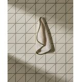 Kave Home Bela/zelena frotirna bombažna brisača 30x50 cm Sedora – | Shoptok.si