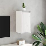 Maison Chic Stenska omarica - Zidna omarica 2 kosa bela 30x30x60 cm trdna borovina iu265, (22062873) | Shoptok.si