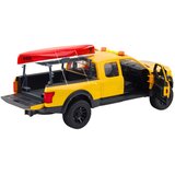  Avto za igro Pickup s kajakom v transportu 1:12 - rumen | Shoptok.si