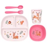 Bbo set za hranjenje bebe Pink Deer Cene