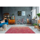 Novel RAVNO TKANA PREPROGA Antigua 120/170 cm taftano oranžna, rdeča | Shoptok.si