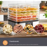 Vonhaus 5-stupanjski dehidrator hrane DEHYDRA | shoptok.hr