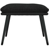  Stolček za noge črn 45x29,5x35 cm blago in umetno usnje, (20818624) | Shoptok.si