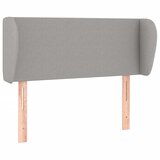 Maison Chic vzglavna omarica - nočna omarica - posteljna omarica z ušesi svetlo sivo 83x23x78/88 cm blago, (21712142) Cene