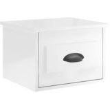  Zidni noćni ormarići 2 kom visoki sjaj bijeli 41,5 x 36 x 28 cm | Eponuda.com