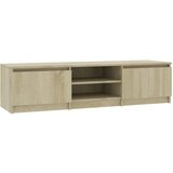 Maison Chic TV omarica - TV stojalo - Televizijska omarica sonoma hrast 140x40x35,5 cm iverna plošča, (21701953) | Shoptok.si