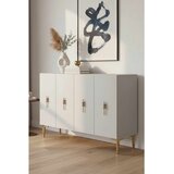Hanah home komoda Ayshe 120, 120 cm, bela / zlatna | Eponuda.com