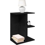 vidaXL Noćni ormarić crni hrast 46,5x29x61 cm konstruiranog drva | shoptok.hr