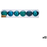  Set božićnih kuglica Plava Plastika Ø 7 cm (12 kom.) | shoptok.hr