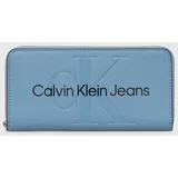 Calvin Klein Jeans Denarnica ženski, črna barva