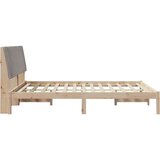  Konstrukcija postelje Rjava 150 x 200 cm Masivno borovo les, (5000084292) | Shoptok.si