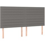  Box spring postelja z vzmetnico LED temno siva 160x200 cm blago, (20930499) | Shoptok.si
