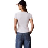 Calvin Klein Jeans Majice s kratkimi rokavi LV047G816G Bela Cene