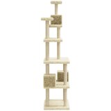  Penjalica za mačke sa stupovima za grebanje krem 188 cm | shoptok.hr