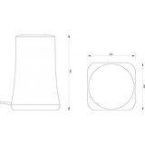 Copen kanta za otpatke concept 5L plastična sa soft close poklopcem - crna (C-07-005-CB) | Eponuda.com
