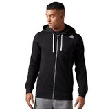 Reebok Puloverji EL FT FZ Hoodie Črna | Shoptok.si