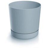 Saksija Tubo P 30 cm sa podmetačem - svetlo siva 443U