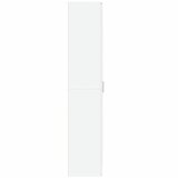  Visoka komoda bijela 80x35x180 cm od konstruiranog drva | shoptok.hr