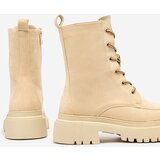 Resti Beige women's Cacava lace-up boots | ePonuda.com