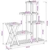  Stalak za biljke Prirodna 95 x 25 x 101,5 cm | shoptok.hr