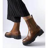 Gemre Brown slip-on high jodhpur boots Marausa | Shoptok.si
