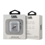 Karl Lagerfeld AirPods 1/2 Ovitek Srebrna | Shoptok.si