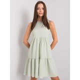 RUE PARIS Dress-WN-SK-V103-1.05-pistachio | Shoptok.si