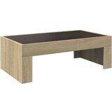 vidaXL Klubska mizica z neskončnimi LED sonoma hrast 90x50x30 cm | Shoptok.si