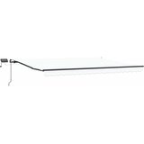  Skrovita tenda S LED lampica Bijelo 400 ×300 cm tkanina | shoptok.hr