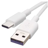 Kabel USB-A / USB-C, 2.0, polnjenje, podatki, 1,5 m, bela | Shoptok.si