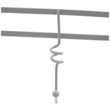 Premier Housewares Siva metalna vješalica za vrata 46 cm Jaxen – | shoptok.hr