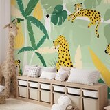  Foto tapeta - Cheetahs in the jungle - landscape with animals in the tropics for children 400x280 Vodootporna | shoptok.hr