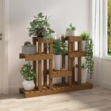  Stalak za biljke boja meda 104,5x25x77,5 cm od masivne borovine | shoptok.hr