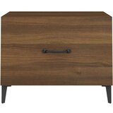  Stolići za kavu s metalnim nogama 2 kom boja hrasta 50x50x40 cm | shoptok.hr