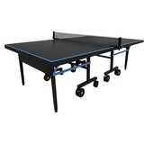  Miza za namizni tenis za zunanjo in notranjo uporabo 274 cm x 152 cm x 81 cm - črna | Shoptok.si