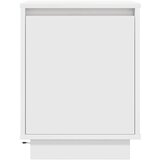  Noćni ormarić s LED svjetlima bijeli 38x34x50 cm | shoptok.hr