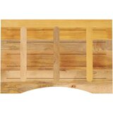 vidaXL Mizna plošča ukrivljena 80x60x2,5 cm trden mangov les | Shoptok.si