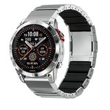 INF Hitro sproščljiva jeklena zapestnica z magnetno sponko, 26mm za Garmin Silver + Black, (5000295570) | Shoptok.si
