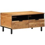 vidaXL Kavni mizica 80x54x40 cm Trden akacijev les, (22056253) | Shoptok.si