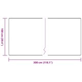  Tepih trkač Antracit 100 x 300 cm 100% Polipropilen | shoptok.hr