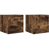  Zidni TV ormarići 2 kom boja dimljenog hrasta 30,5 x 30 x 30 cm | shoptok.hr
