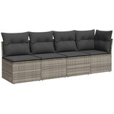  8-dijelni set vrtnih sofa od poliratana s jastucima sivi | shoptok.hr