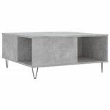  Stolić za kavu boja betona 80 x 80 x 36,5 cm konstruirano drvo | Eponuda.ba