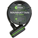 Kabel s lokotom Citadel Manhattan cc 150/8/k Crna 150 cm | shoptok.hr