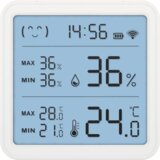 Home Pametni mjerač temperature i vlažnosti HSTHC, LCD, Bijeli | Eponuda.ba