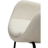 DAN-FORM Denmark Kremno bel fotelj iz tkanine bouclé Zimmer – | Shoptok.si