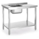  Sto sa 1 sudoperom i policom-80x60cm | Eponuda.ba